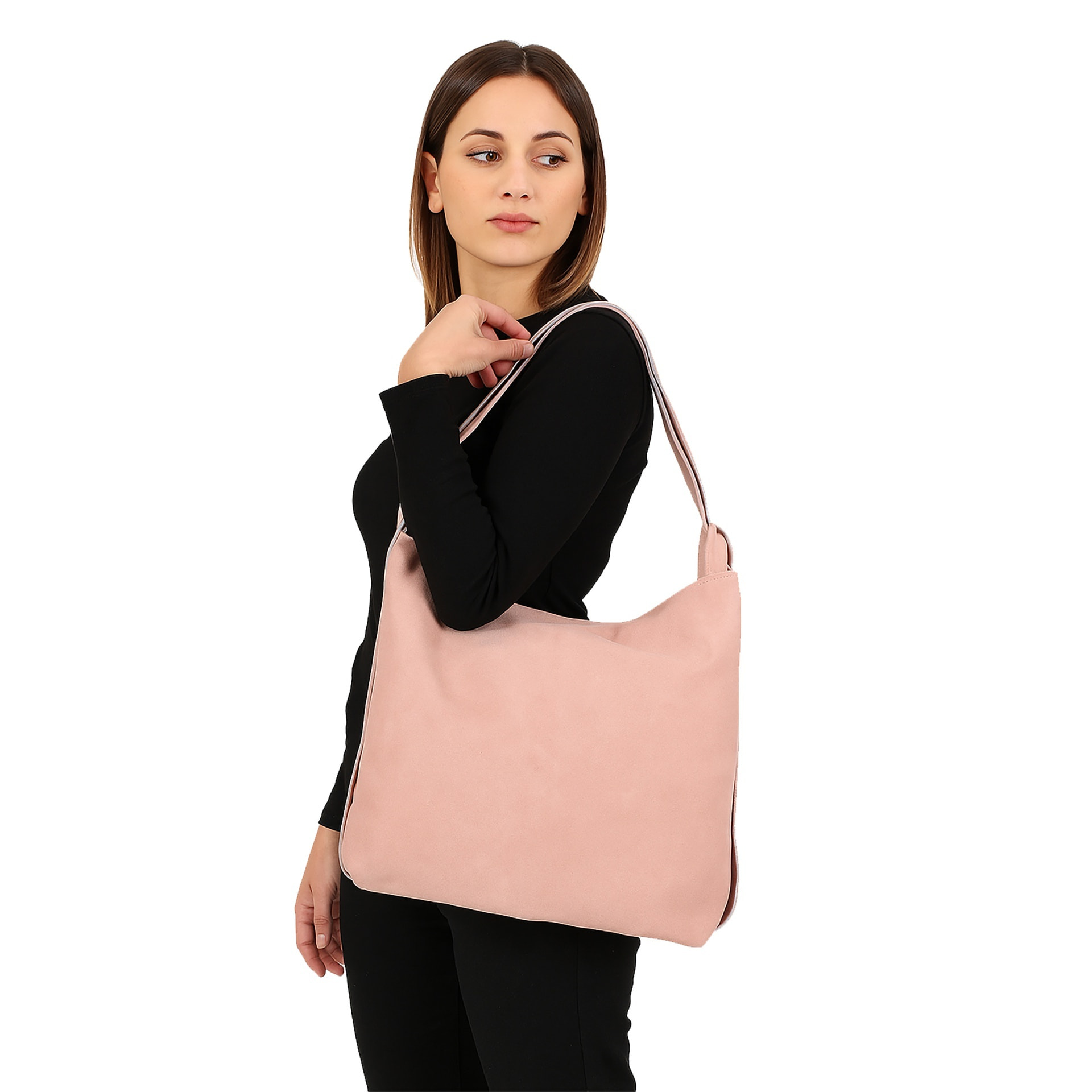 Borsa a mano da donna Made in Italy - Modello Silvana Chic - Pelle - 37.0 x 37.0 x 9.0 cm
