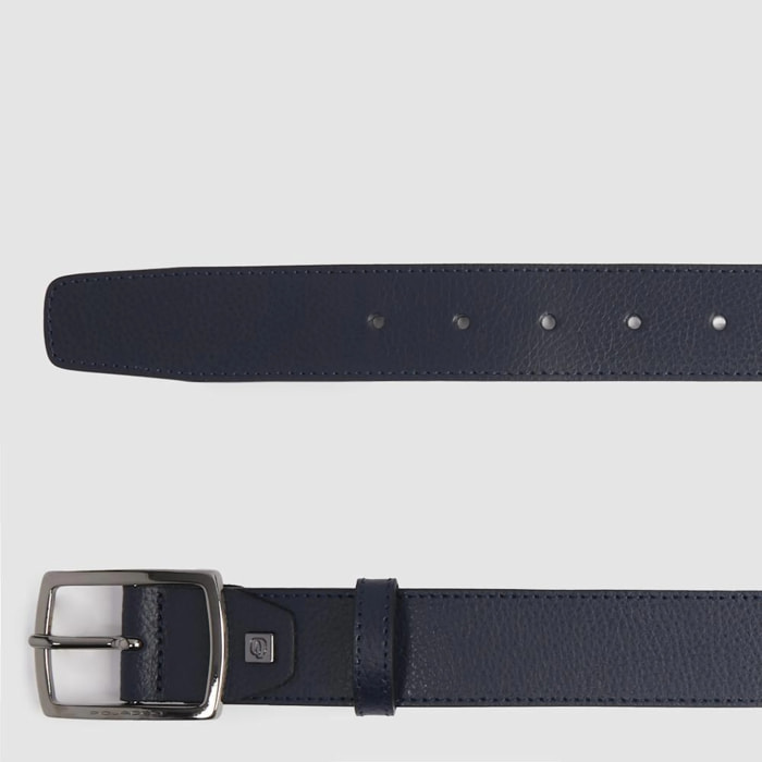 Piquadro Cintura in pelle con fibbia ad ardiglione