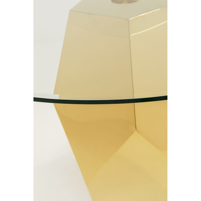 Table Ricchezza 130cm dorée Kare Design