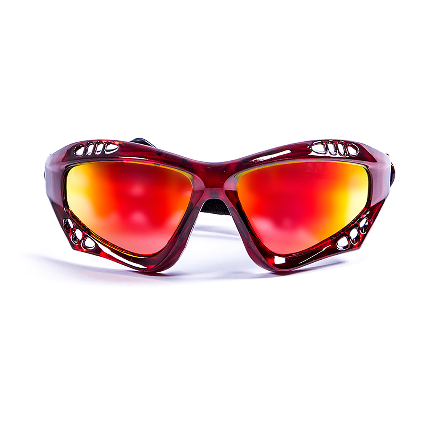 Gafas de deportes acuáticos OCEAN AUSTRALIA - Rojo transparente / Revo