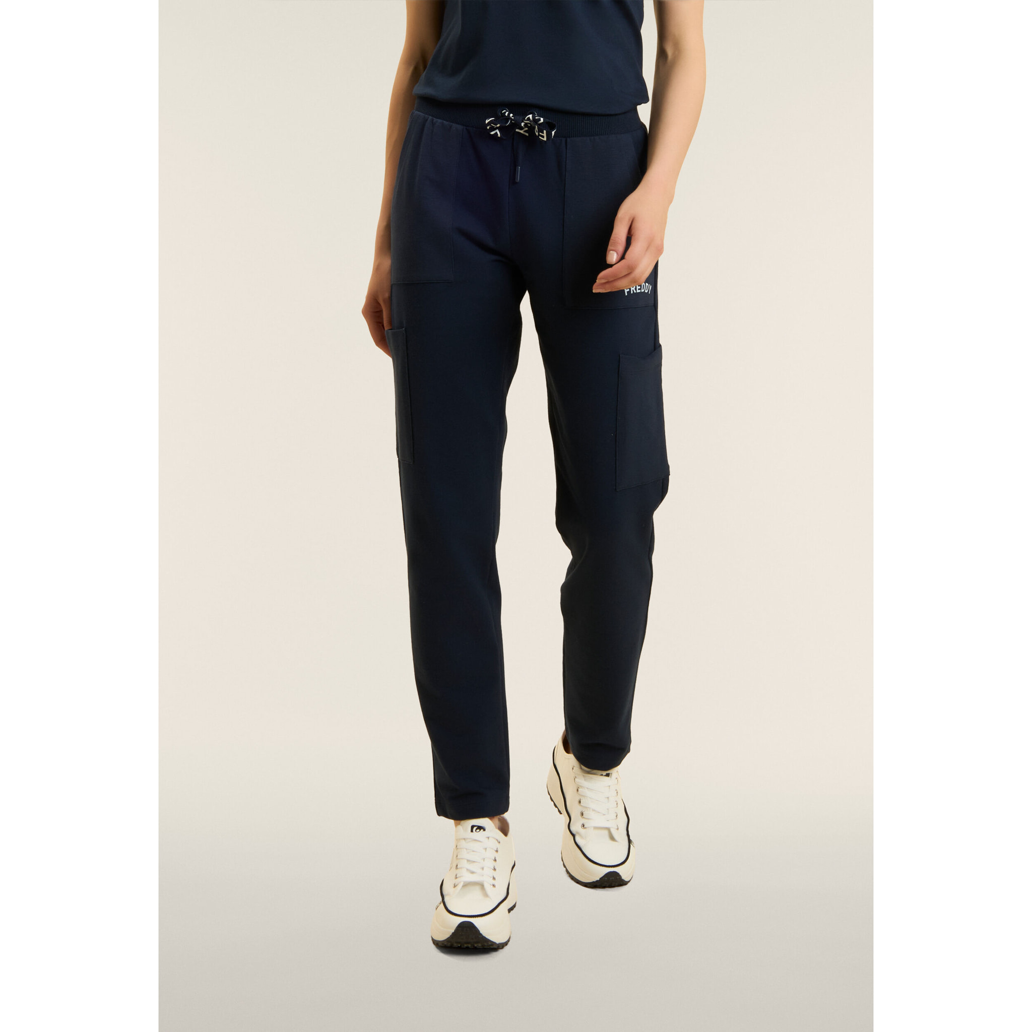 Pantaloni con Tasche Applicate e Logo FREDDY