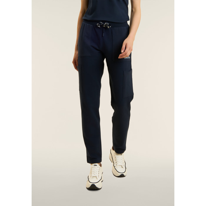 Pantaloni con Tasche Applicate e Logo FREDDY