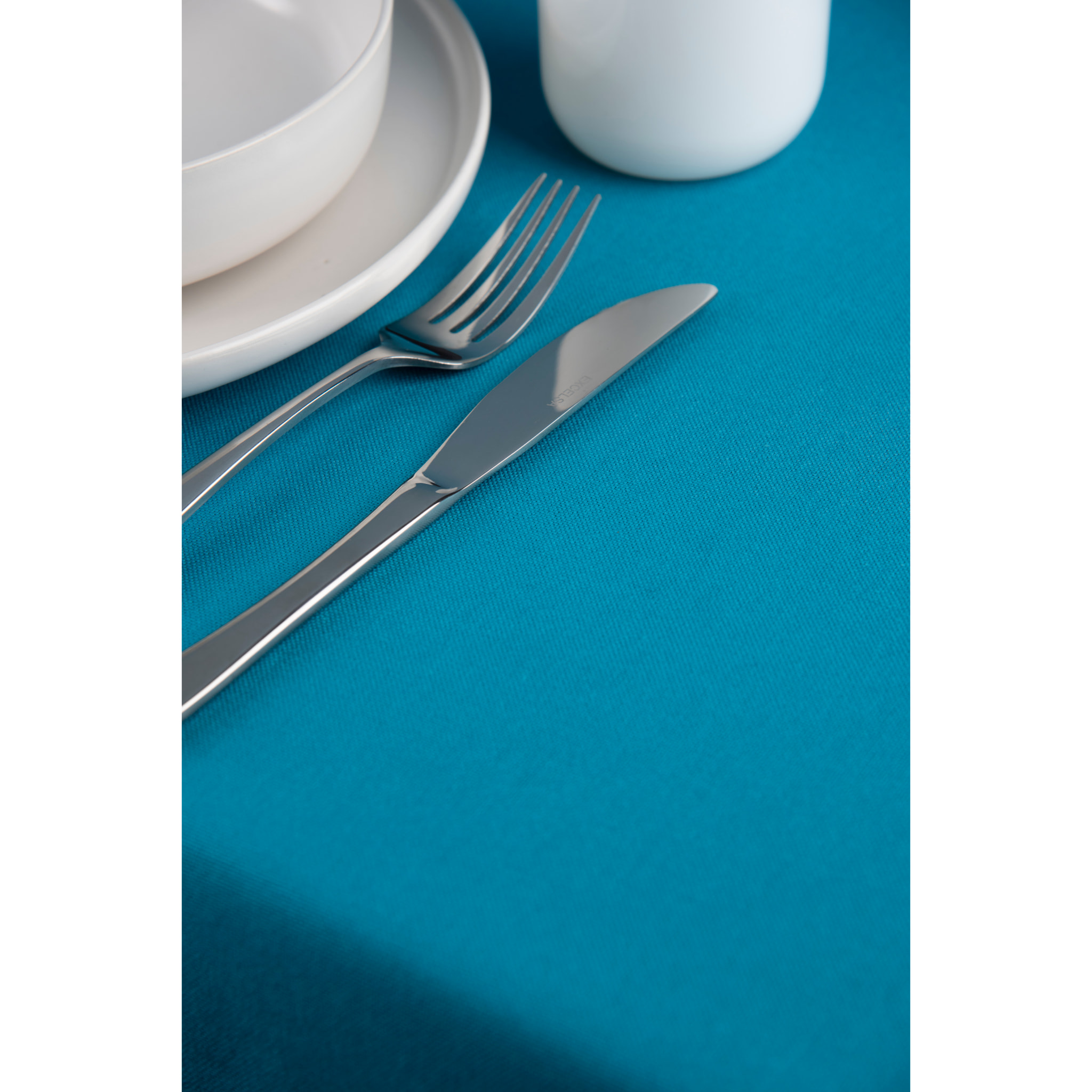 Nappe 140×180 Excelsa – Panama Color, Coton Bleu Clair