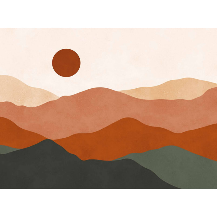 Papier peint panoramique graphique Intissé