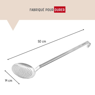 Ecumoire de cuisine inox 50 cm FM Professional Divers