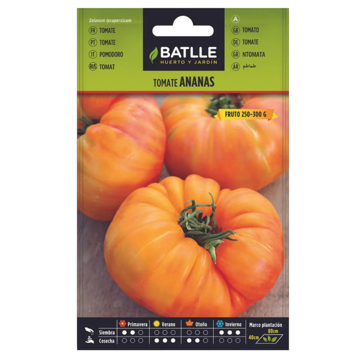 Semillas de Tomate Ananas Batlle