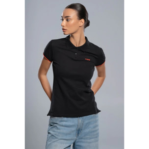 Polo CORP negro para mujer