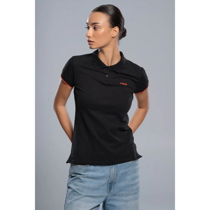 Polo CORP negro para mujer