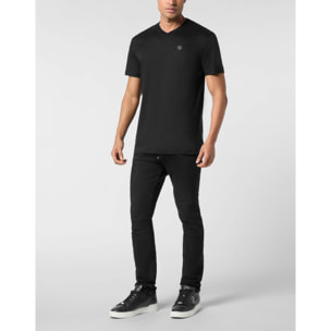 PHILIPP PLEIN T-Shirt V-Neck Ss HEXAGON