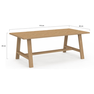 Table basse Gustave effet chevron