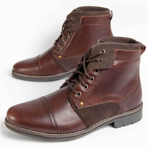 Bota De Piel - Marron