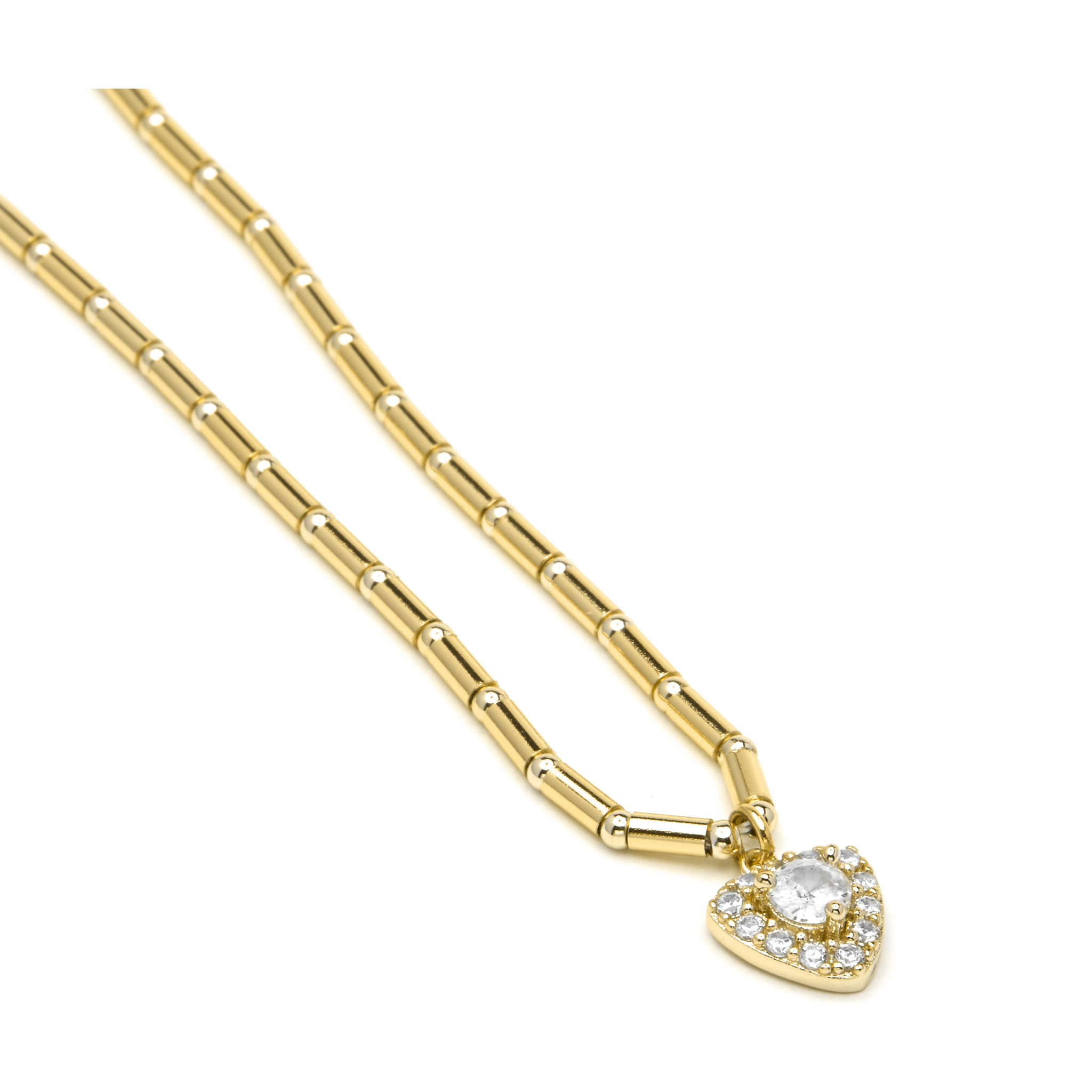Collar Aldra acabado oro amarillo 18k