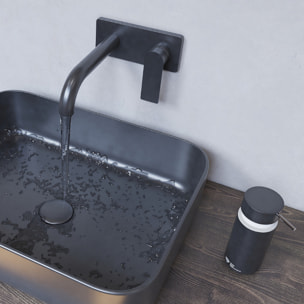 Infinitio Distributeur de savon liquide, Noir mat (SATDINFI99CE)