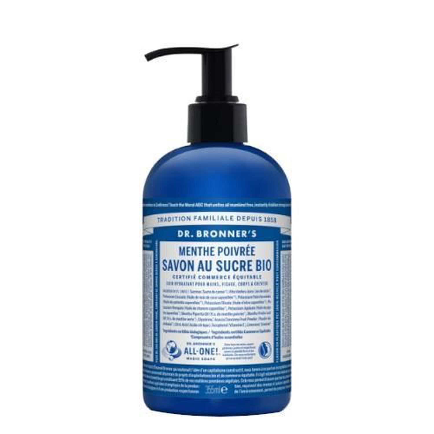 Savon au Sucre Bio - Menthe Poivrée 355 ml