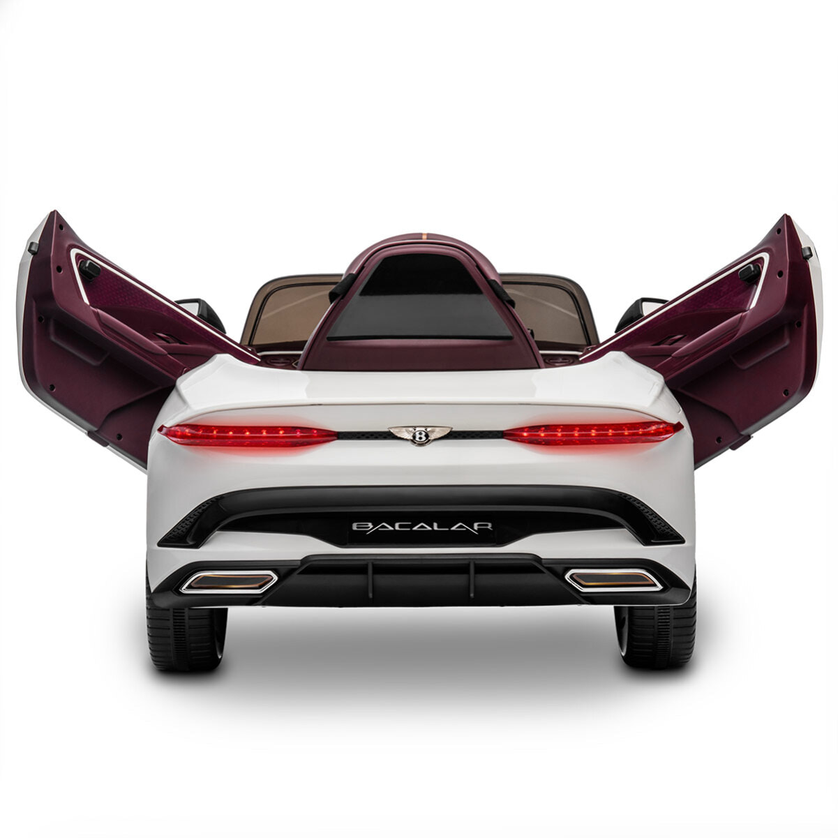 Coche de bateria BENTLEY BACALAR WHITE vehículo eléctrico infantil 12V NIÑOS +3 años