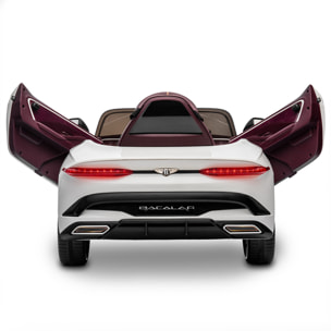Coche de bateria BENTLEY BACALAR WHITE vehículo eléctrico infantil 12V NIÑOS +3 años