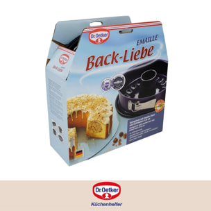 Moule à manqué à charnière avec fond à savarin 26 cm Dr Oetker Back Liebe