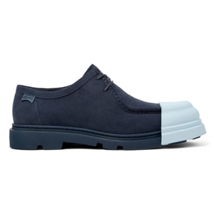 Zapatos de cordones - CAMPER Junction - Azul - Piel de ante