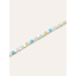 Collar Nacary Acero Baño Oro