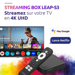 Passerelle multimédia STRONG LEAP-S3 Box Google TV 4K Chromecast