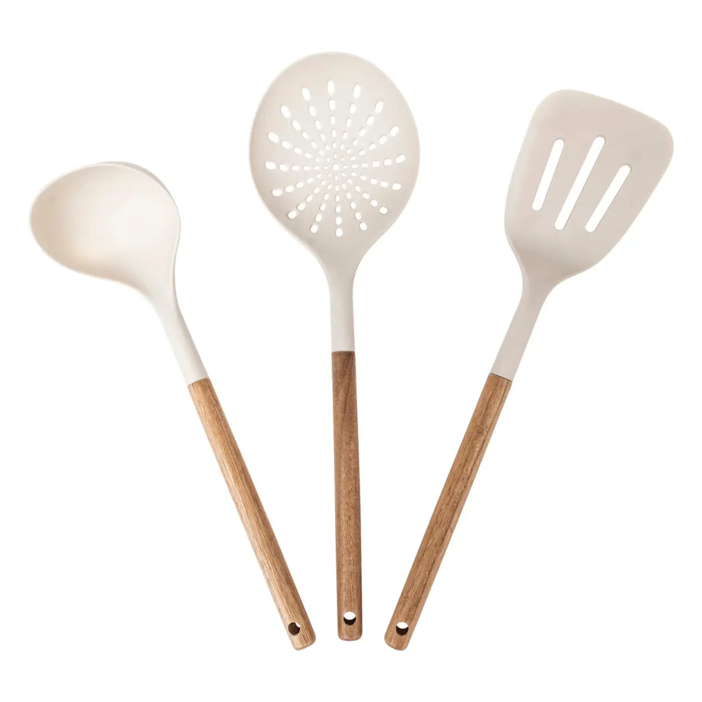 Lot de 3 ustensiles de cuisine "Harmony" en acacia