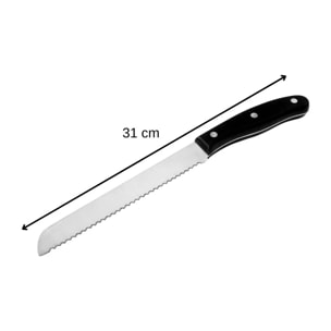 Set de 2 couteaux à pain 31 cm en inox Nirosta Fit
