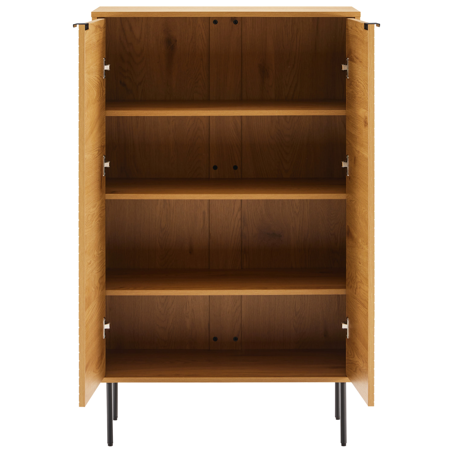 Vaisselier en bois 2 portes 80cm STINNA