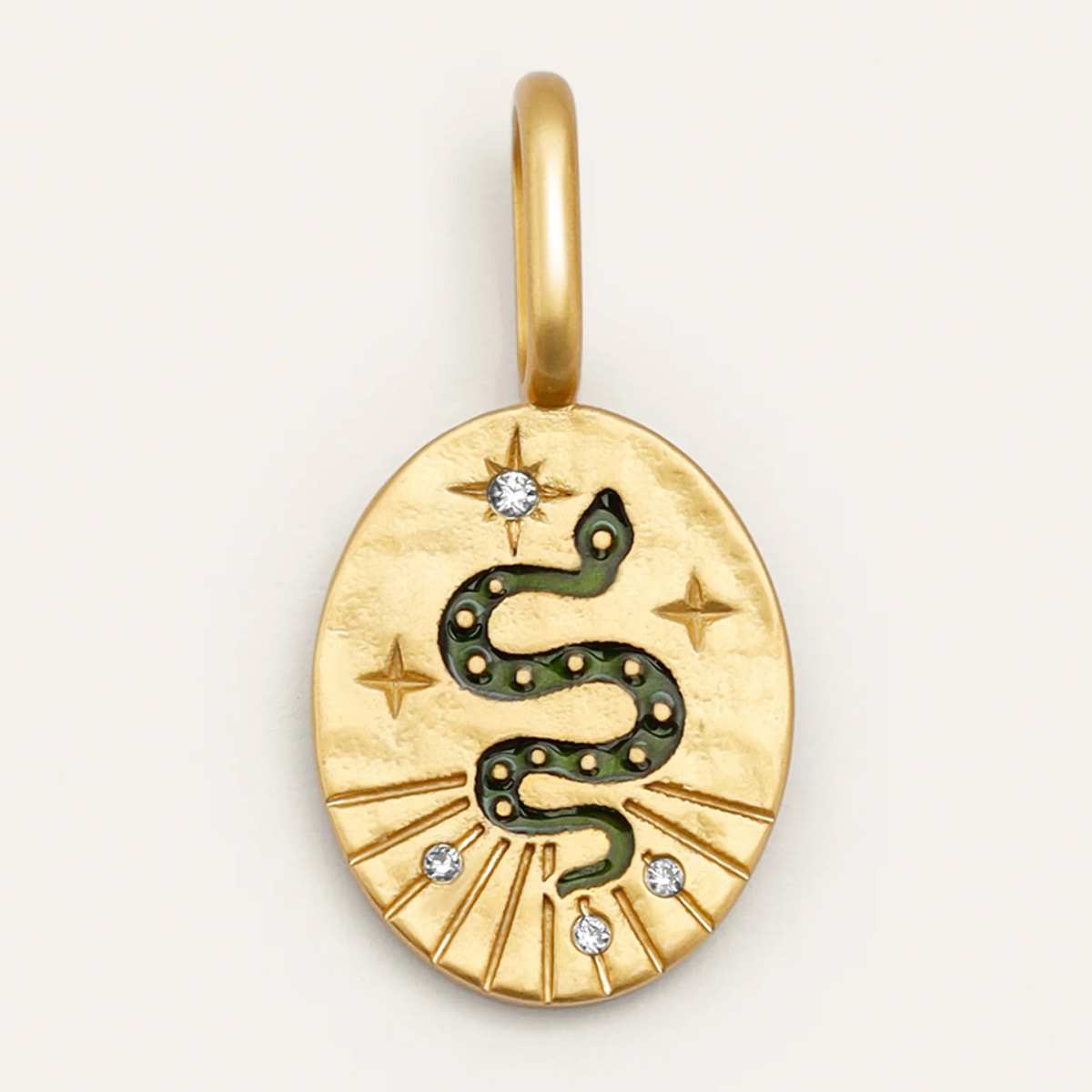 Charm Mystic Serpiente Baño Oro