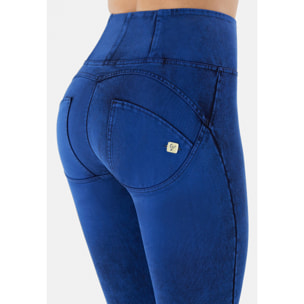 Jeggings push up WR.UP® superskinny vita alta tintura blu