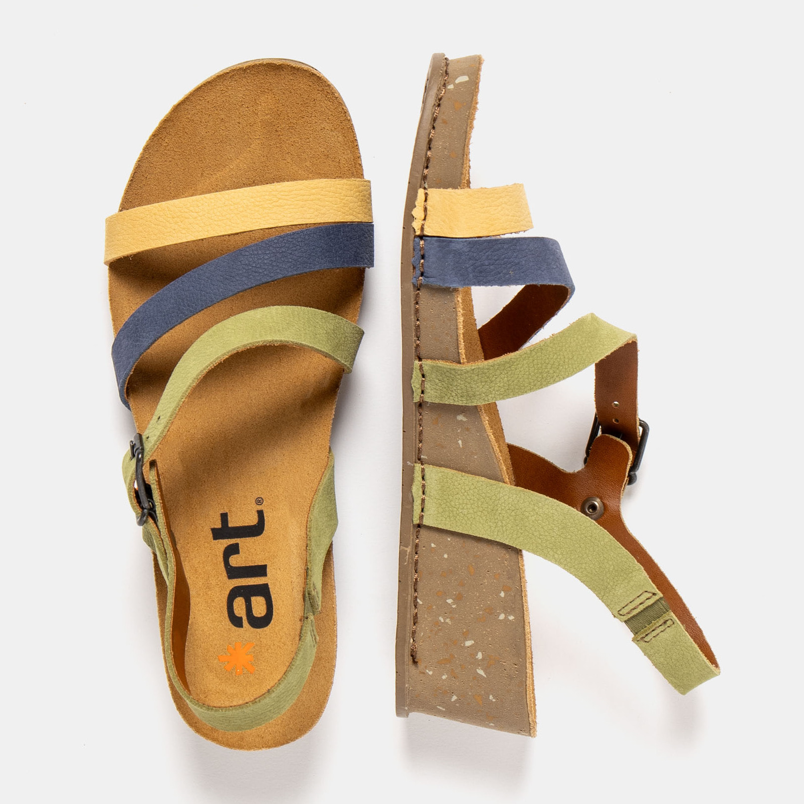 Sandalias 1930 MULTI LIKEN-OCEAN/ I LIVE color Liken-ocean