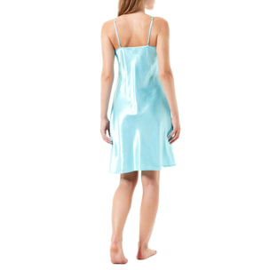 Camisón corto turquesa