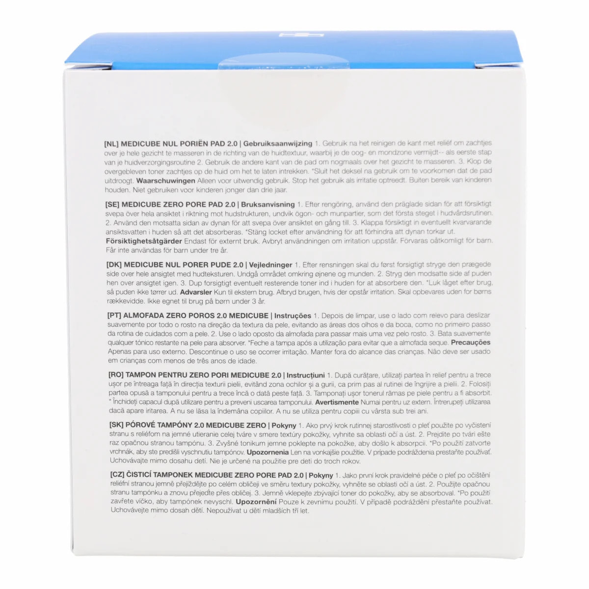 Discos exfoliantes Zero Pore Pad 2.0 Medicube 70 pads