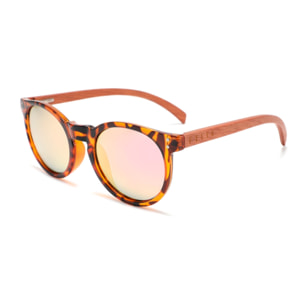 Gafas de Sol Feler 1522M-10 Polarizadas de Madera Unisex 48 mm