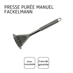 Duo Presse-purée manuel et Fourchette 3 dents pour pommes de terre Fackelmann