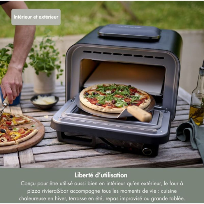 Four à pizza électrique RIVIERA ET BAR QFP550 400° - utilisation intérieure et extérieure