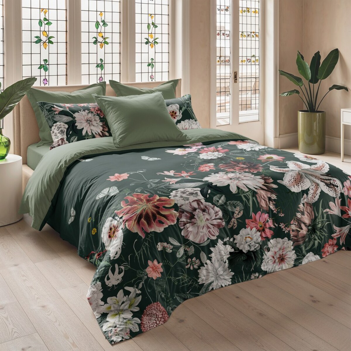 Funda nórdica alur musgo