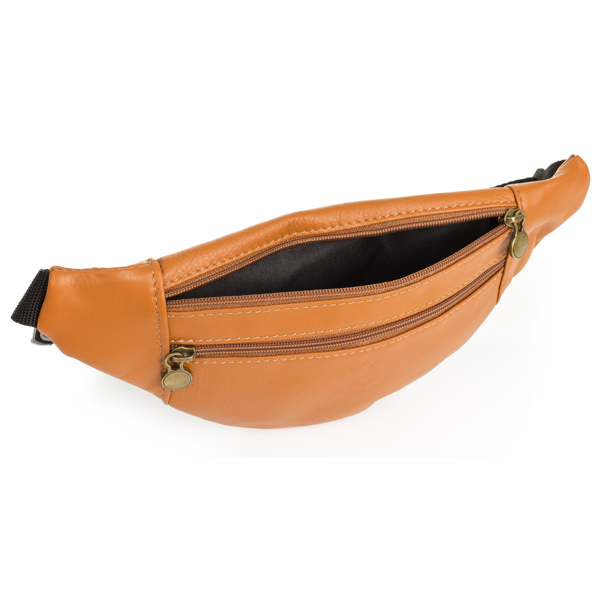 Clara Riñonera de moda Unisex.Piel auténtica Sauvage