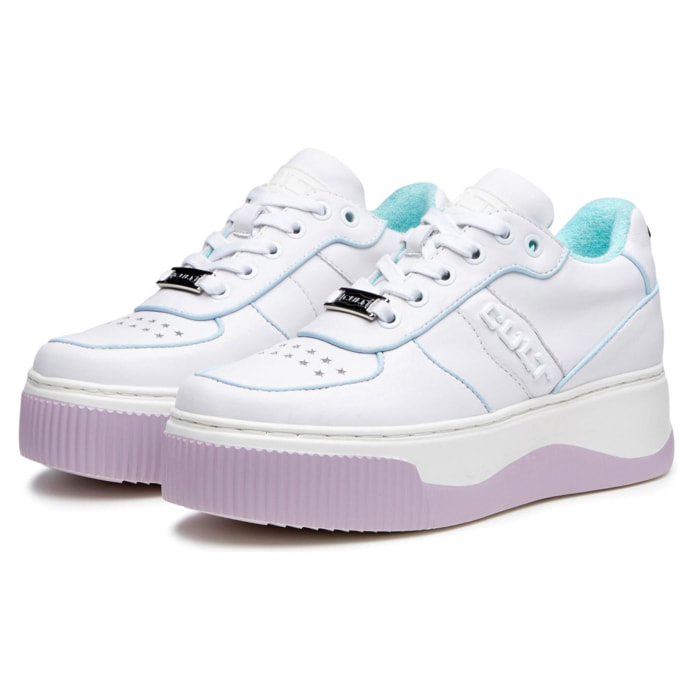 Sneakers Cult bianco-azzurro