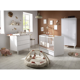 Lit bébé 60x120 - têtes de lit panneaux