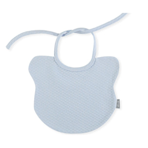 Babero Osito London Celeste Talla Uni