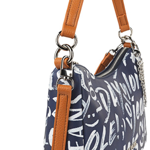 Bolso Bandolera Mujer Sint/Pu Lois Words Azul Marino