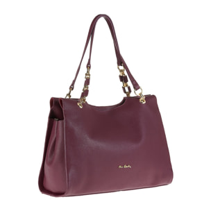 Borsa a spalla da donna Made in Italy - Modello Zelia Elite - 100% pelle - 38.0 x 26.5 x 12.0 cm