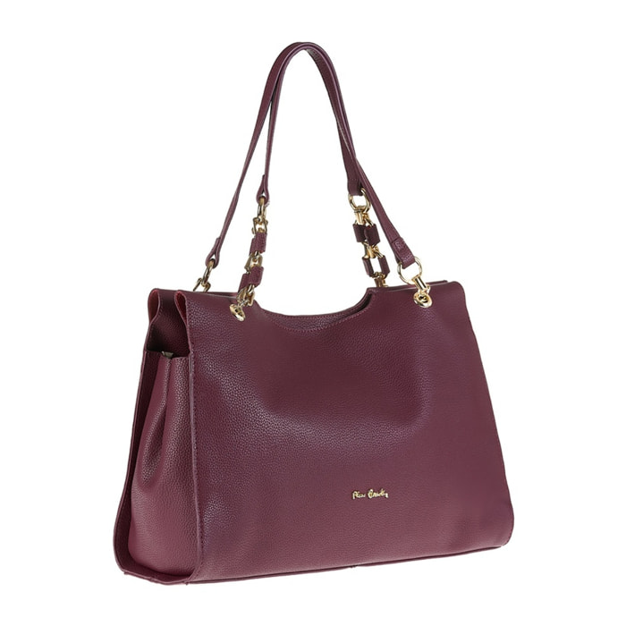 Borsa a spalla da donna Made in Italy - Modello Zelia Elite - 100% pelle - 38.0 x 26.5 x 12.0 cm