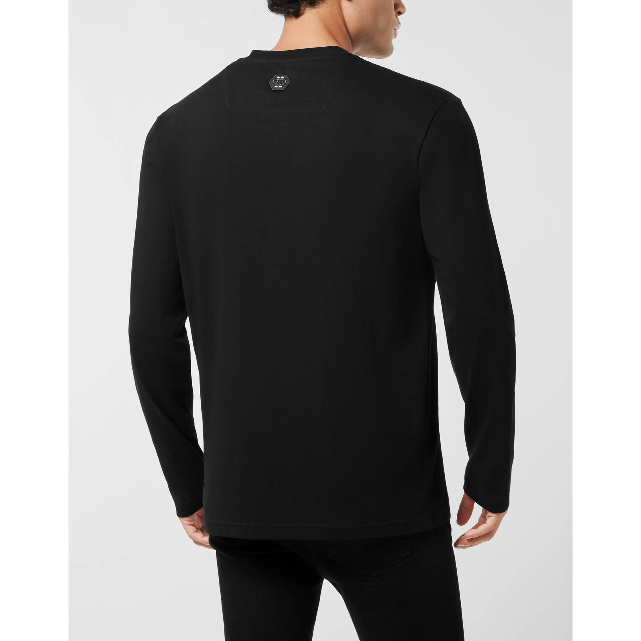 PHILIPP PLEIN Camiseta Cuello Redondo Ls CREST