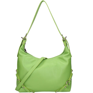 Borsa a spalla da donna - Modello Fiorenza Lux - Vera pelle - 30.0 x 30.0 x 9.0 cm