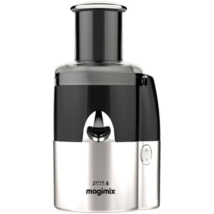 Extracteur de jus MAGIMIX 18083F Juice Expert 4 Chrome et Noir