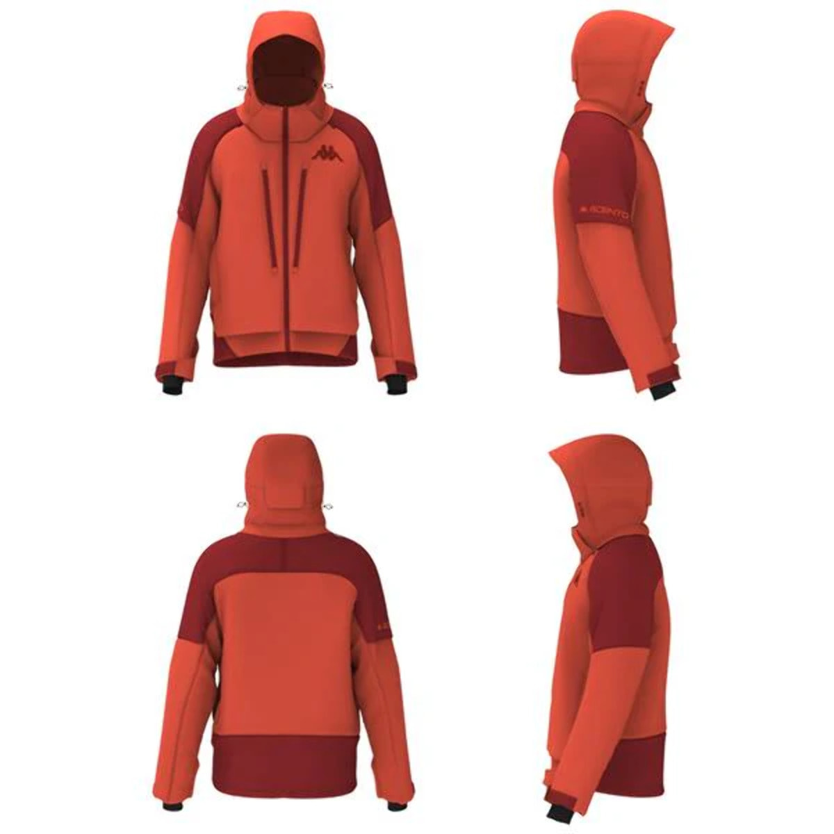 Giacche Kappa Uomo 6Cento 602C Rosso