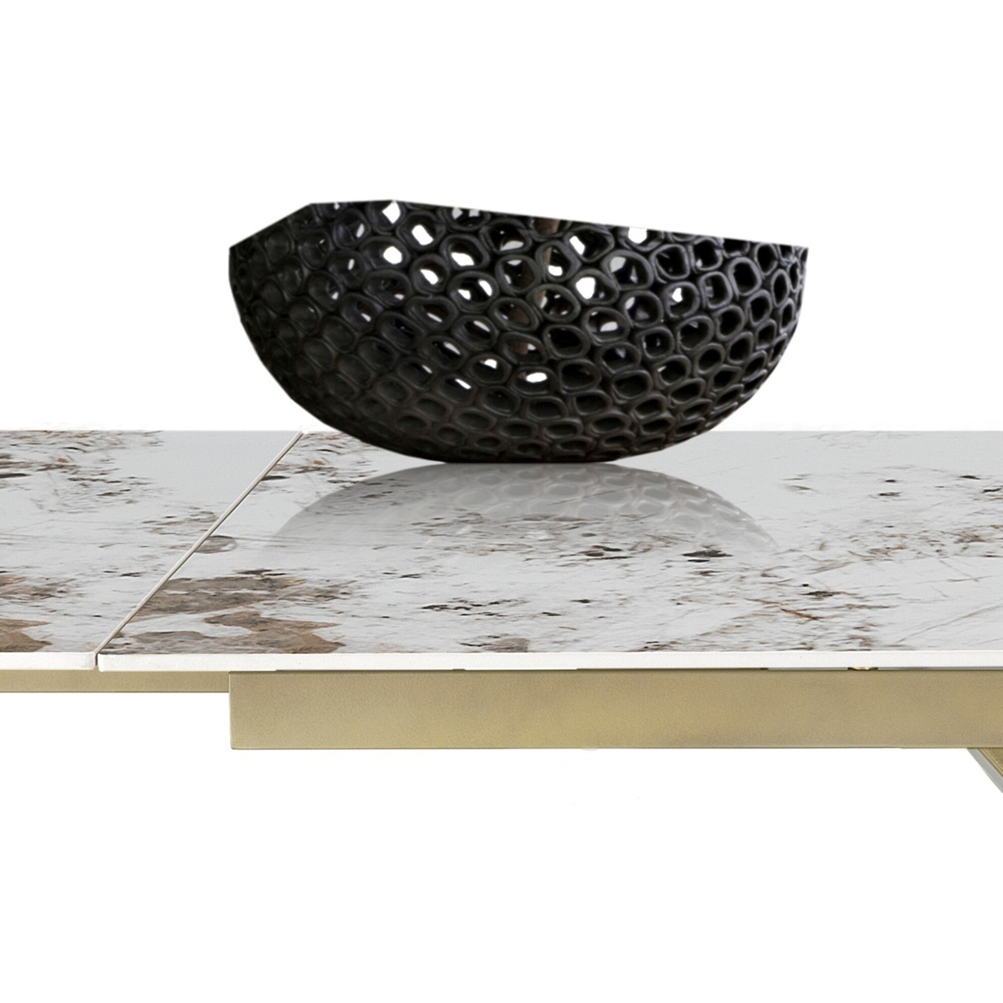 Oresteluchetta Tavolo allungabile BAKER ONICE GOLD