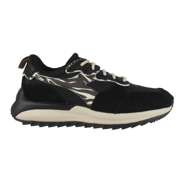 Zapatillas Sneaker para Mujer - DIADORA Jolly animalier 501.178617 01 C9994 Black/Parchment