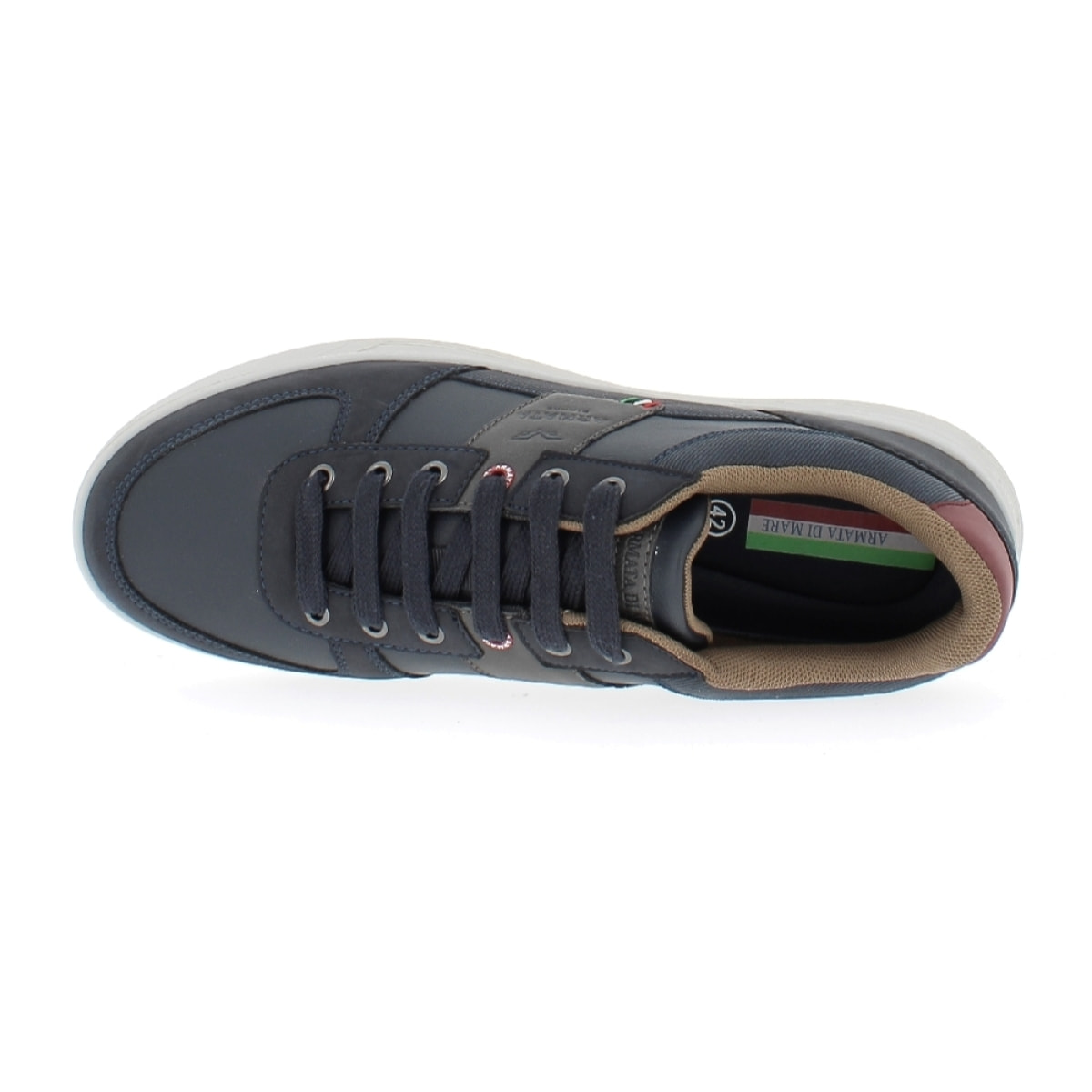 Armata di Mare Scarpe Uomo Sneakers Casual Stringate con Soletta Rimovibile in Memory Foam AMU W23D426 Navy